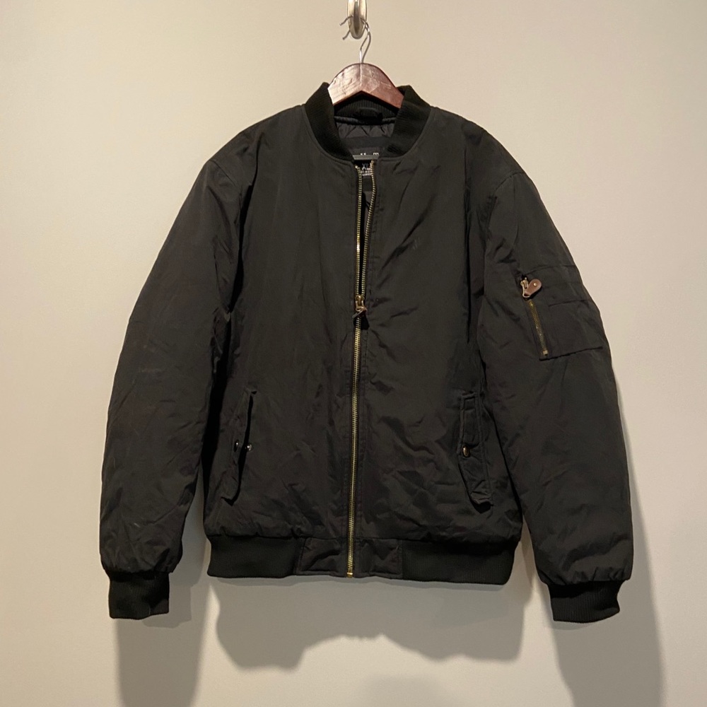 Lee Han Ton Black Bomber Jacket